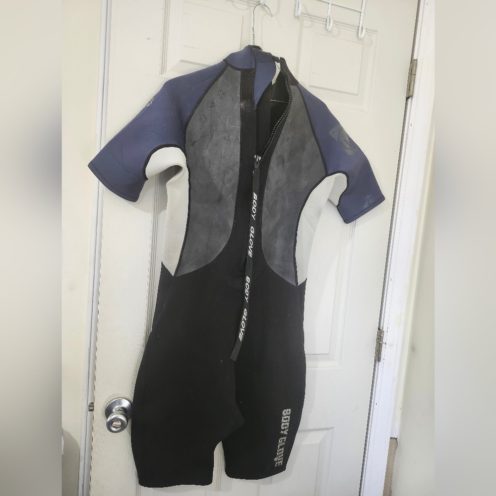 Body Glove Pro 3 Men's XL Black Wetsuit Zipper Zip Up Velcro Swim Surf Wet Suit